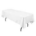 thumbnail image 1 of Gee Di Moda 60x102-Inch Rectangular Polyester Tablecloth - White, 1 of 2