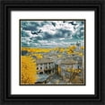 thumbnail image 1 of Gee, Tonee 15x15 Black Ornate Wood Framed with Double Matting Museum Art Print Titled - Village of Saint-Emilion - Infrared and UV Photography, 1 of 4