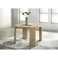 thumbnail image 1 of GeeHome Bowen Oak Finish 47" Round Dining Table, 1 of 1