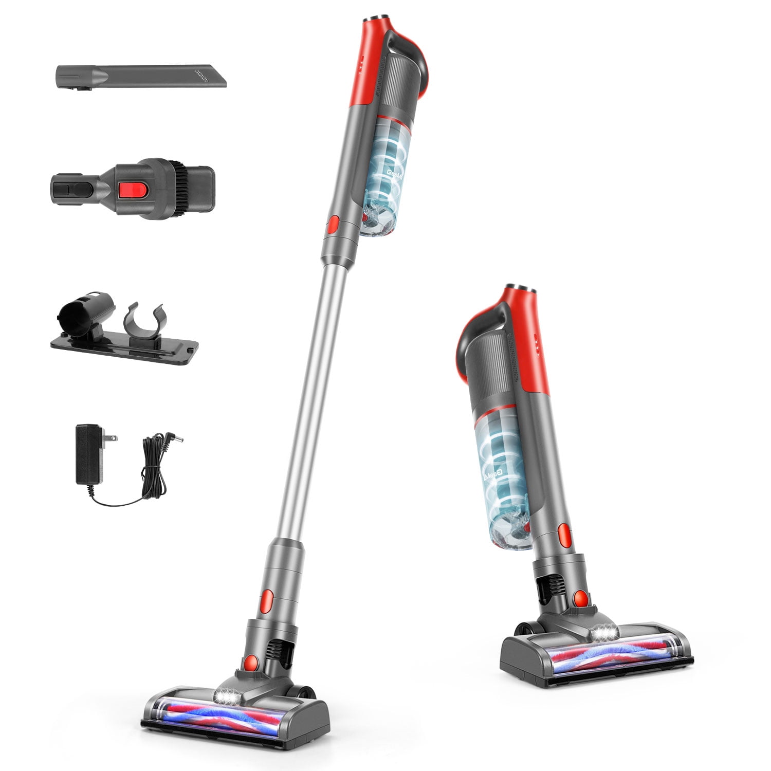 GeeMo Cordless Stick Vacuum Cleaner with 14Kpa Suction, 3 Suction Modes