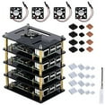 thumbnail image 1 of GeeekPi Raspberry Pi 4 Cluster Case, Raspberry Pi 4 Case with Cooling Fan and Raspberry Pi 4 Heatsink, 4 Layers Acrylic Case Pi Rack Case Stackable Case for Raspberry Pi 3B+, Raspberry Pi 3/2 Model B, 1 of 5