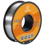 Geeetech 1.75mm PLA 3D Printer Filament, 1kg Spool 2.2lbs, Dimensional Accuracy +/- 0.03mm,Transparent