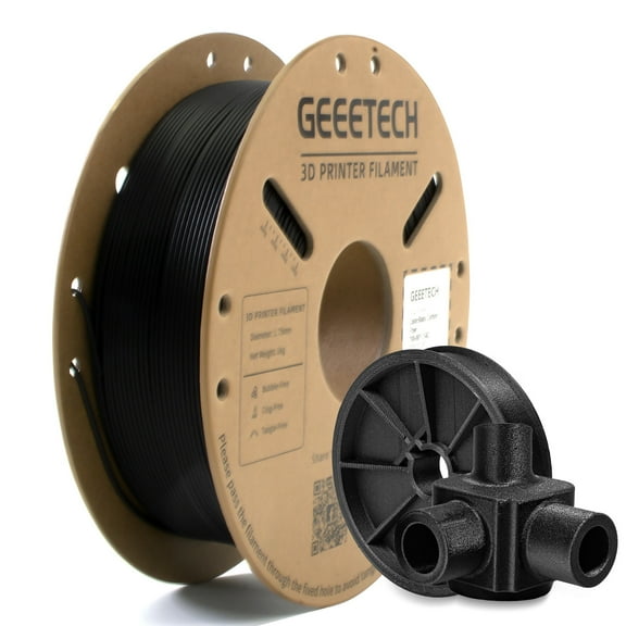 Geeetech 3D Printing PLA Carbon Fiber Filament 1.75mm Dimensional Accuracy +/- 0.03mm 1kg(2.2ib) black