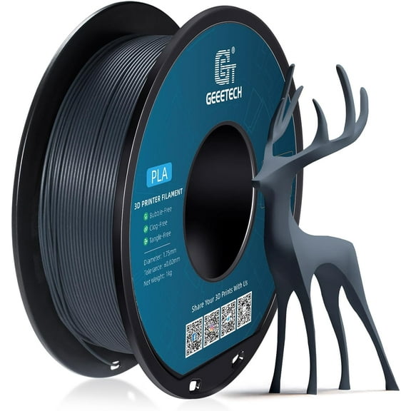 Geeetech Matte PLA Filament, 1.75mm Matte Blue 3D Printer Filament, 1kg Spool (2.2lbs), Dimensional Accuracy +/- 0.03 mm, Fit Most FDM Printer