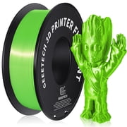 Geeetech Shiny Silk Green 3D Printer PLA Filament Toughness Enhanced Filament with 1.75mm Dimensional Accuracy +/-0.03mm, 1080 Feet per Roll, Vacuum Packaging, for Most 3D FDM Printer