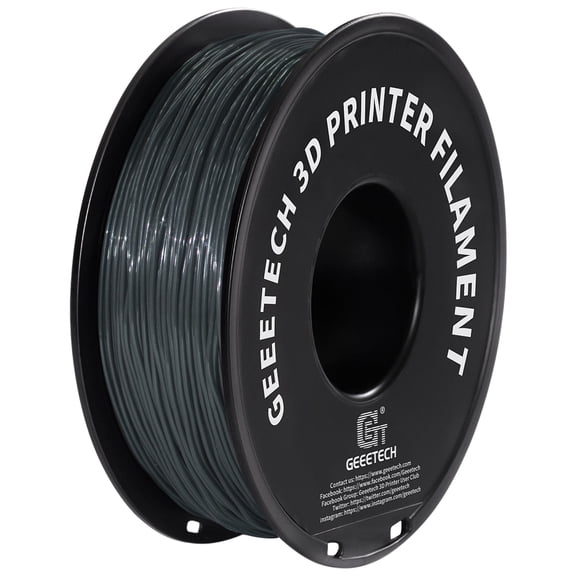 Geeetech TPU Filament 1.75mm 3D Printer Consumables , 1kg Spool (2.2 lbs.), Dimensional Accuracy +/- 0.03 mm silver