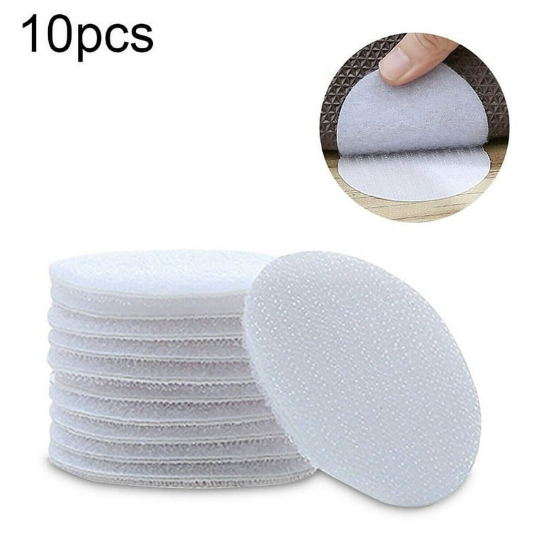 10 Pcs Double Sided Sticky Tape Adhesive Sticker Rug Mat Carpet Gripper-Pad
