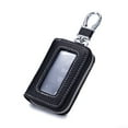 thumbnail image 1 of Geege Car Key Holder Cover Key Chain Bag Genuine Leather Remote Fob Case, 1 of 5