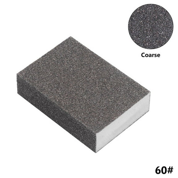 Geege Grit 60 Wall Grinding Sponge Sand Block Sandpaper Polished Sand Brick,Gray,3.94x2.76x0.98inch