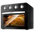 thumbnail image 1 of Geek Chef 24.5QT Air Fryer Toaster Oven 7-in-1 Large Airfryer Convection Countertop Oven Combo Roast Bake Broil Reheat Fry Oil-Free Rotisserie Dehydrator with Bake Tray Rack Basket Crumb Tray 1700W, 1 of 2