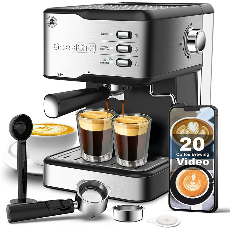 https://i5.walmartimages.com/seo/Geek-Chef-Espresso-Machine-Cappuccino-Latte-Maker-20-Bar-Coffee-Machine-Compatible-ESE-POD-Capsules-Filter-Milk-Frother-Steam-Wand-950W-1-5L-Water-Ta_1701f467-9974-4b4b-9140-421bd6e2890d.993b1cb2879962fd95eb7bd0496b8b4c.jpeg?odnHeight=768&odnWidth=768&odnBg=FFFFFF