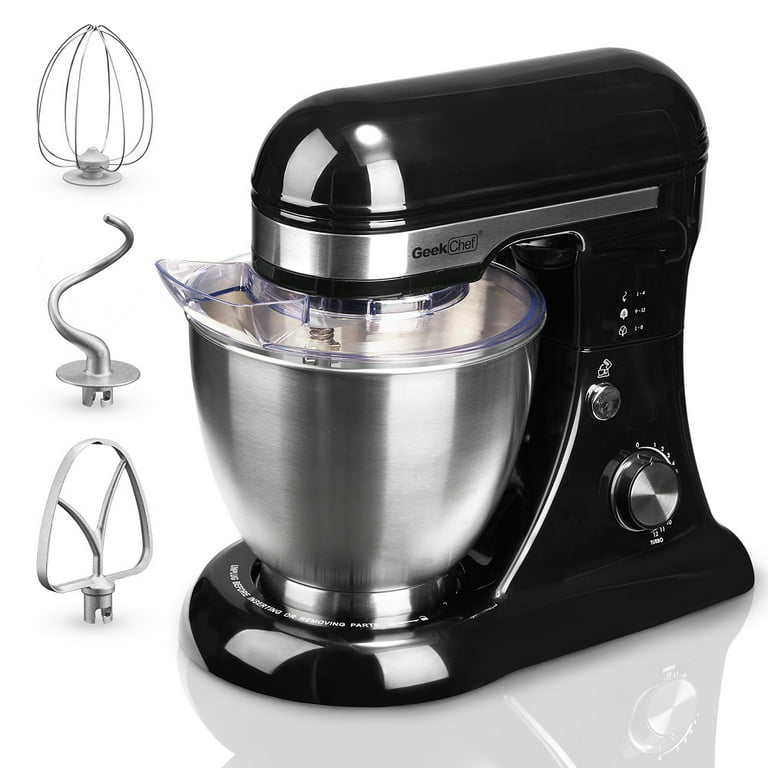 8-Quart Stainless Steel Bowl + Stand Mixer Stainless Steel