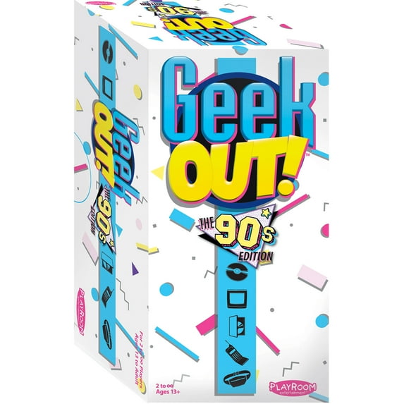 Geek Out! 90's Edition - Fun Trivia Game to Play Against Friends and Family , Who Knows the 90's Era The Best and The Pop Culture