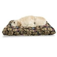 thumbnail image 1 of Geek Pet Bed, Various Faces of Cartoon Men and Women Characters Stereotypical Hipster Fashion Theme, Resistant Pad for Dogs and Cats Cushion with Removable Cover, 24" x 39", Multicolor, by Ambesonne, 1 of 4