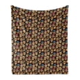thumbnail image 1 of Geek Soft Flannel Fleece Blanket, Various Faces of Cartoon Men and Women Characters Stereotypical Hipster Fashion Theme, Cozy Plush for Indoor and Outdoor Use, 60" x 80", Multicolor, by Ambesonne, 1 of 6