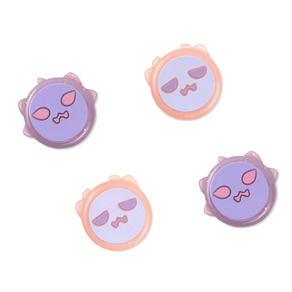 GeekShare 4PCS Nintendo Switch Thumb Grips, Soft Silicone Joystick Caps for Nintendo Switch/OLED/Lite - Greedy Ghost