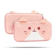 GeekShare Cat Ear Carry Case for Regular Switch/Switch OLED - Hardshell Slim Travel Case
