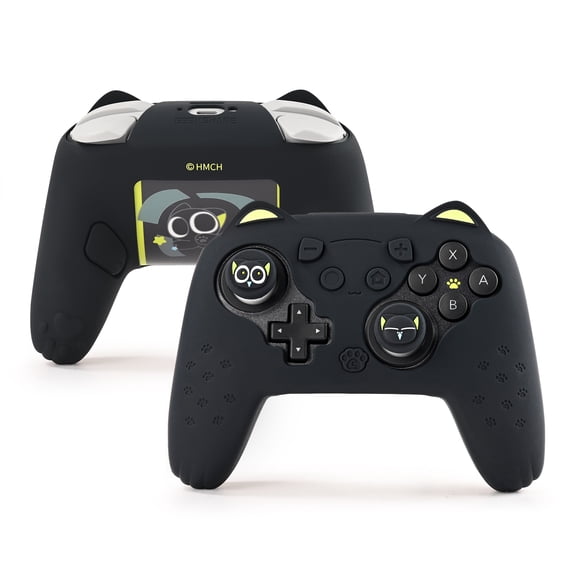 GeekShare Cat Ears Protective Cover for Switch 2 Pro Controller, Anti-Slip Silicone The HEI Series