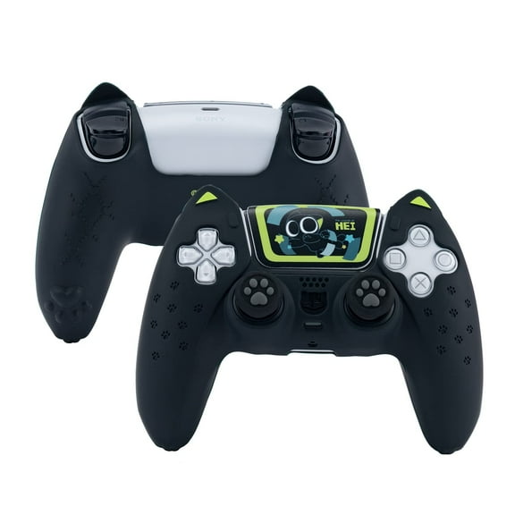 GeekShare Cat Paw Black Skin Protective Case for Playstation 5