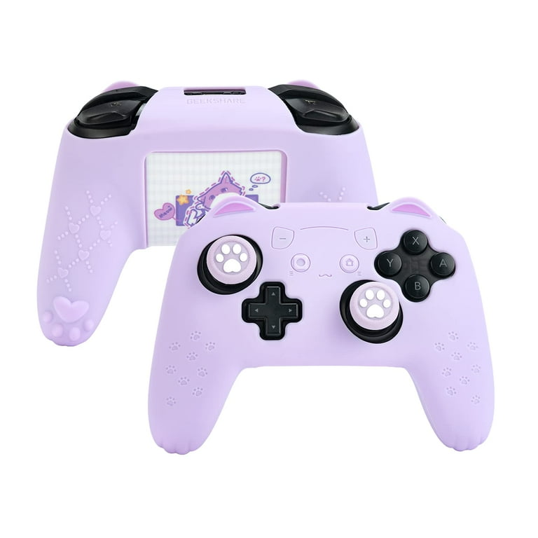 GeekShare Cat Paw Switch Pro Controller Skin, Anti-Slip Silicone