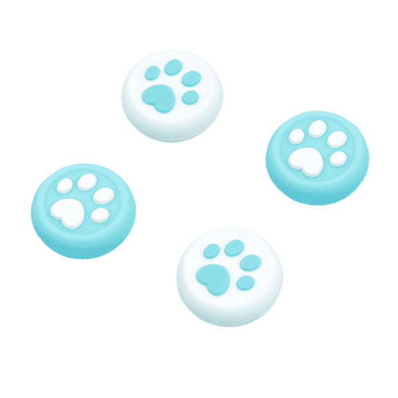 GeekShare Cat Paw Xbox One Thumb Grips, Thumbsticks Cover Set for Xbox X/S Controller Lake Green