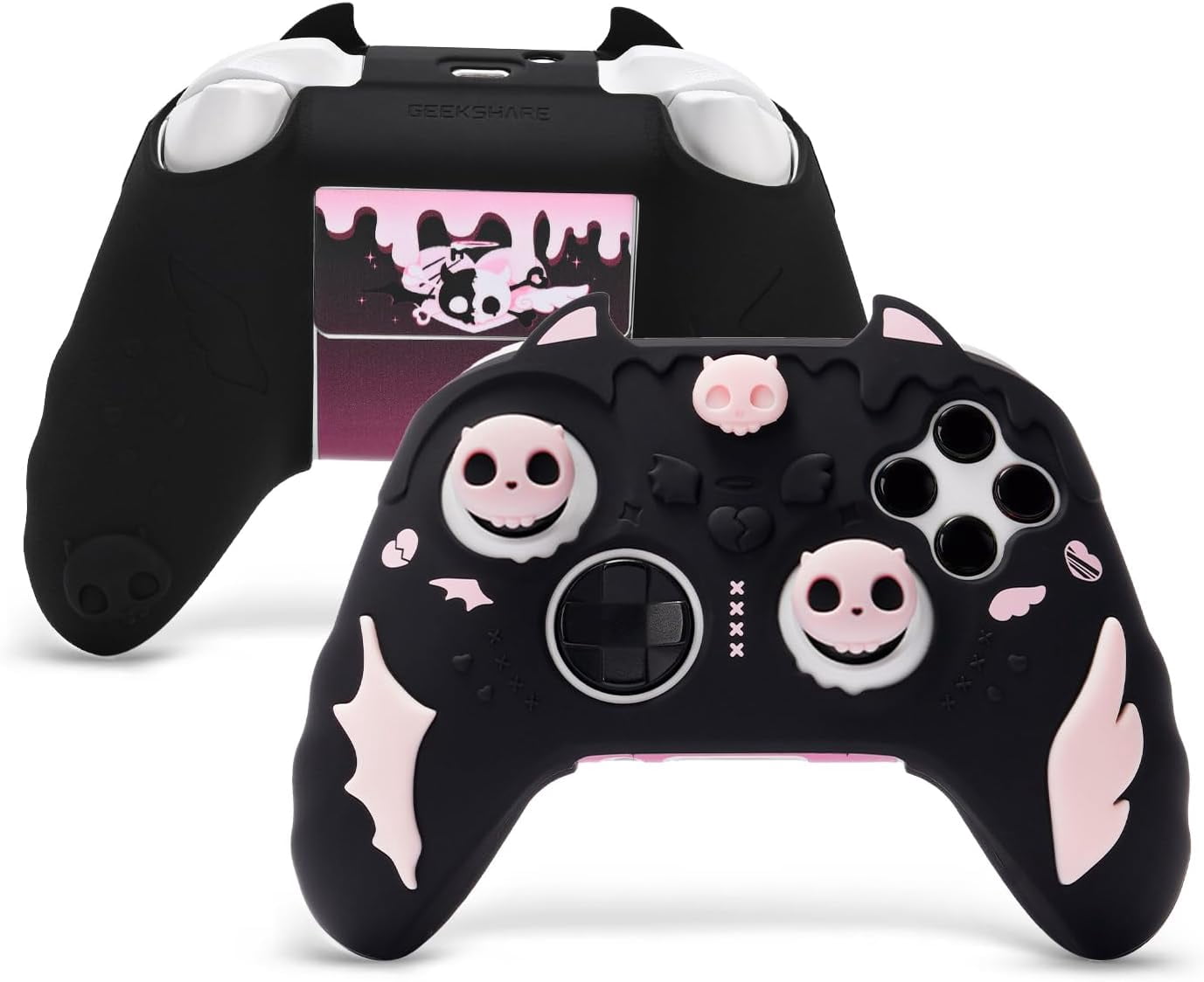 GeekShare Sweetheart Skull Silicone Controller Cover for Xbox Series X ...