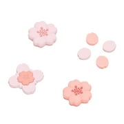 GeekShare Cross D-Pad Button Caps Set Joystick Cover ABXY Key Buttons Sticker for Switch/OLED Sakura
