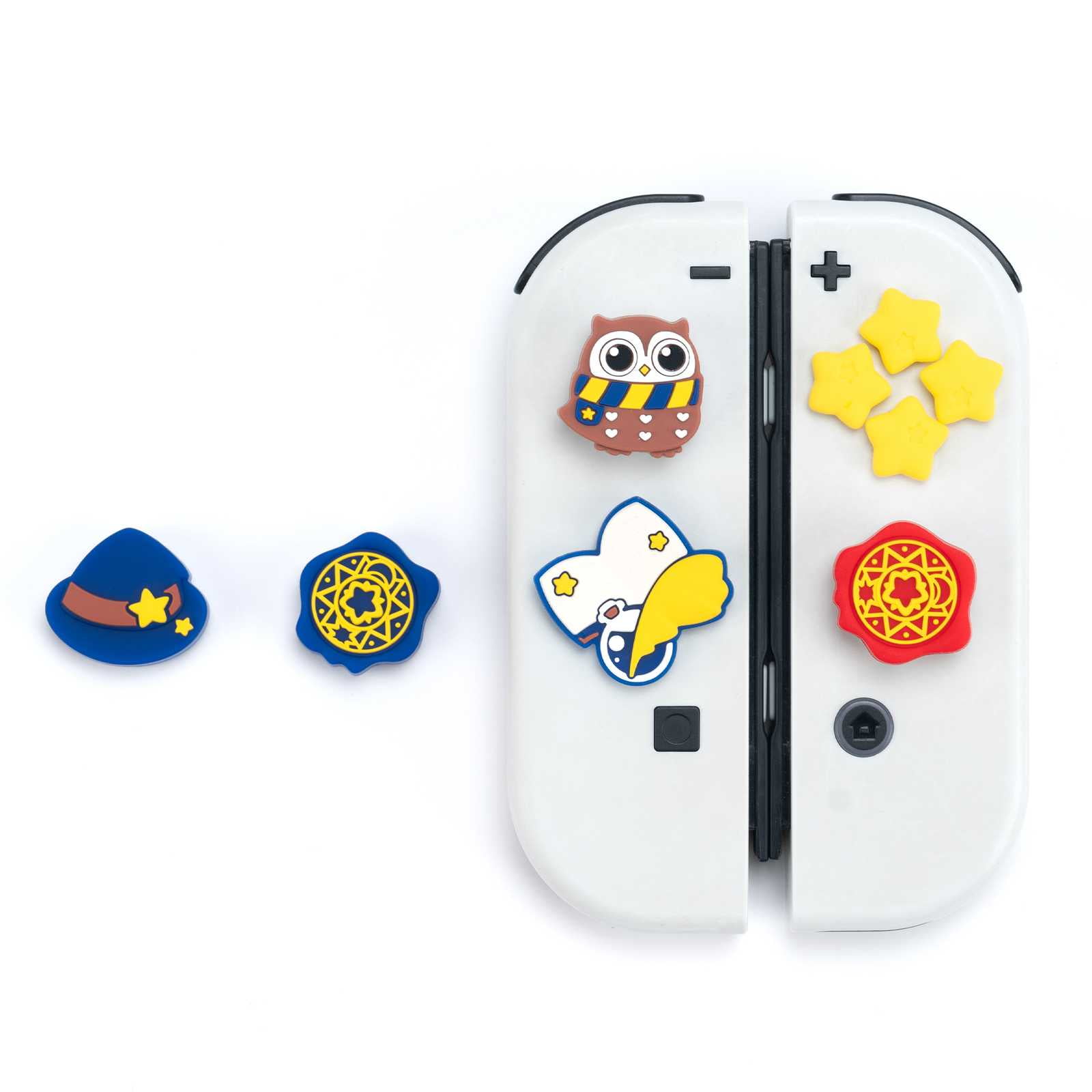 GeekShare Cross D-Pad Button Caps Set Joystick Cover ABXY Key Sticker ...