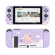GeekShare Cute Nintendo Switch Case , Soft TPU Protective Case Compatible with Nintendo Switch Console and Joy-Con Ice Cream Cat