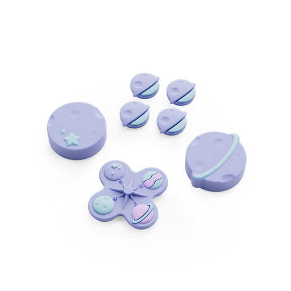 GeekShare D-Pad Button Caps Joystick Cover ABXY Key Button Sticker for Switch 2(2025) Happy Planet