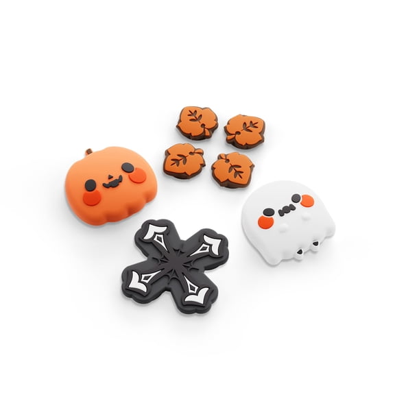 GeekShare D-Pad Button Caps Joystick Cover ABXY Key Button Sticker for Switch 2(2025) Pumpkin Imp