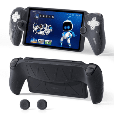 GeekShare GesTac Silicone Protective Case for PlayStation Portal Soft Cover with 2 Thumb Grips