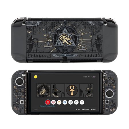 GeekShare Hard Slim Protective Case for Nintendo Switch OLED Console and Joy Con - Land of Mystery