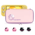 thumbnail image 1 of GeekShare Plug Bunny Carry Case + Thumb Grips Sets for Nintendo Switch Lite Hard Shell Travel Case, 1 of 9
