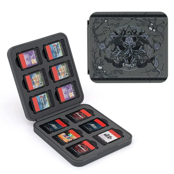 GeekShare Portable Nintendo Switch Game Card Case with 12 Game Card Slots- Game Card Carrying Storage Box