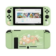 GeekShare Protective Case Compatible with Switch Console and Joy-Con Soft TPU Slim Cover (Parrots)