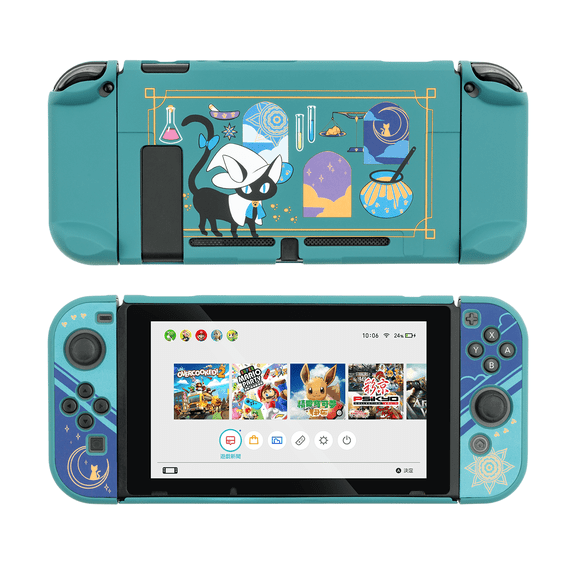 GeekShare Protective Case for Nintendo Switch - Anti Scratch Hard Shell for Nintendo Switch Console and Joy-Con -- Alchemy Cat