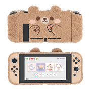 GeekShare Protective Case for Nintendo Switch - Anti Scratch Soft Shell for Nintendo Switch Console and Joy-Con-Plush Bear