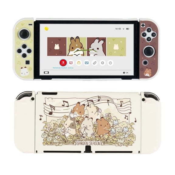 GeekShare Protective Case for Switch OLED Slim Cover Hard PC Protective Shell-Team Timothy