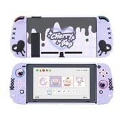 GeekShare Protective Case for Switch 2017 Shell Silicone JoyCon Cover+2 Thumb Grips Cherry Pop