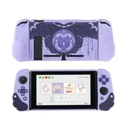 GeekShare Protective Case for Regular Nintendo Switch Model, Hard PC & Soft Silicone Cover Wings Series Dark