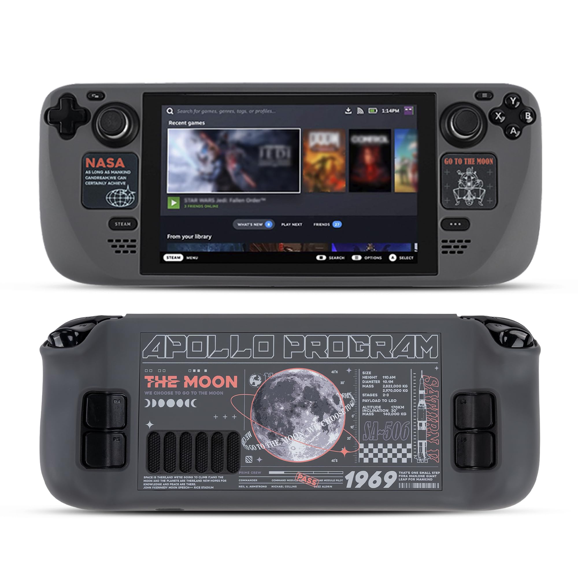 GeekShare Protective Case for Steam Deck Hard PC Shell Detachable SD