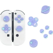 GeekShare Silicone Thumb Grips Set, Button Caps Compatible with Nintendo Switch/OLED - Happy Planet