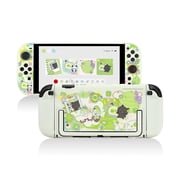 GeekShare Slim Protective Case for Switch 2 Console and JoyCon Cover Lucky Clover Memo
