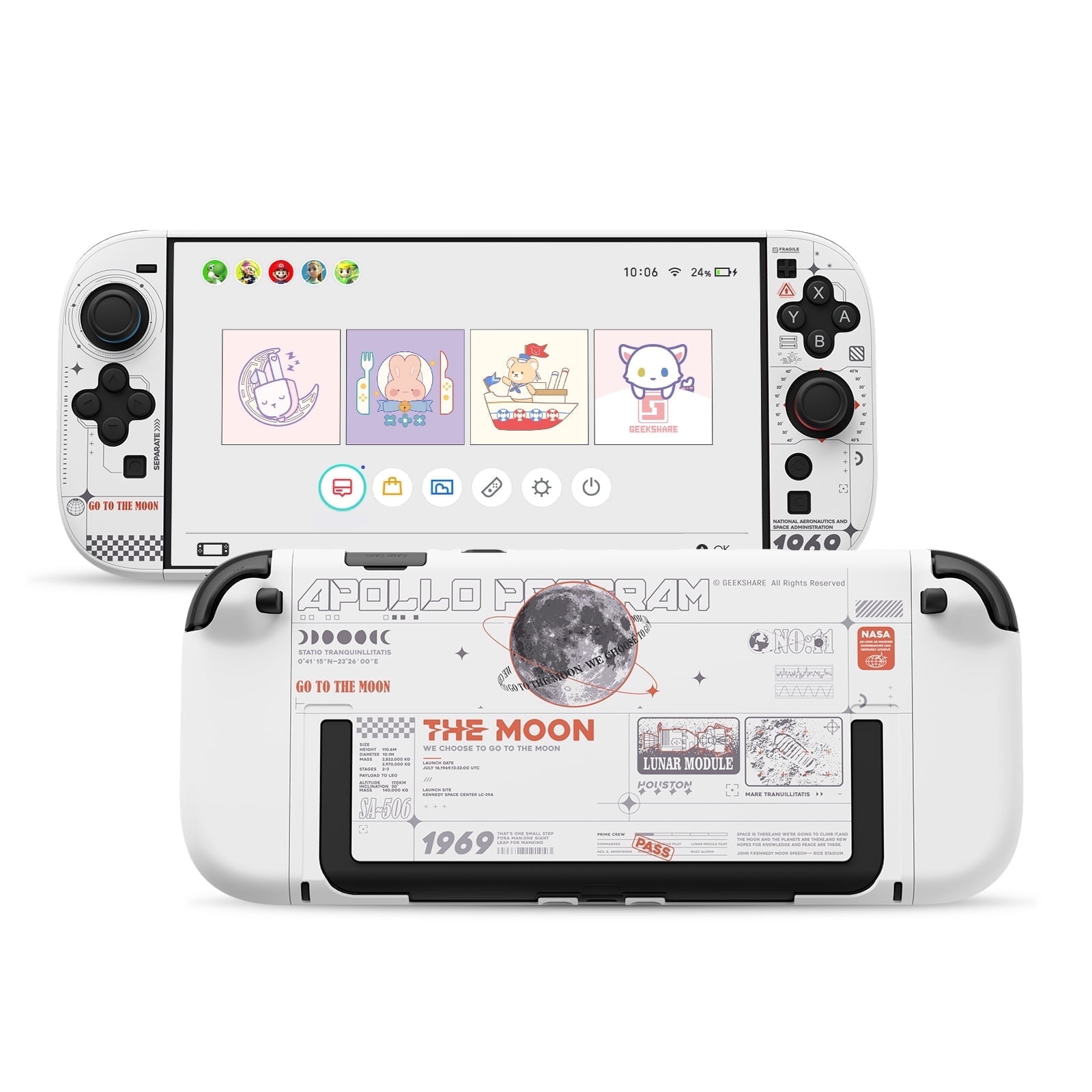 GeekShare Slim Protective Case for Nintendo Switch 2 Console and
