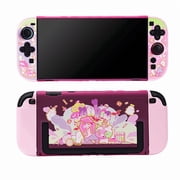 GeekShare Slim Protective Case for Switch 2 Console and JoyCon Cover Hard Skin Patchy Buddy