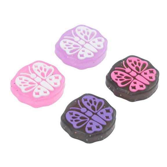 GeekShare Thumb Grip Caps Soft Joystick Cover for Nintendo Switch/OLED/Lite 4PCS Star Butterfly