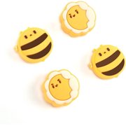 GeekShare Thumb Grip Caps, Soft Joystick Cover for Switch 1/OLED/Lite, 4PCS Sunflower & Bee