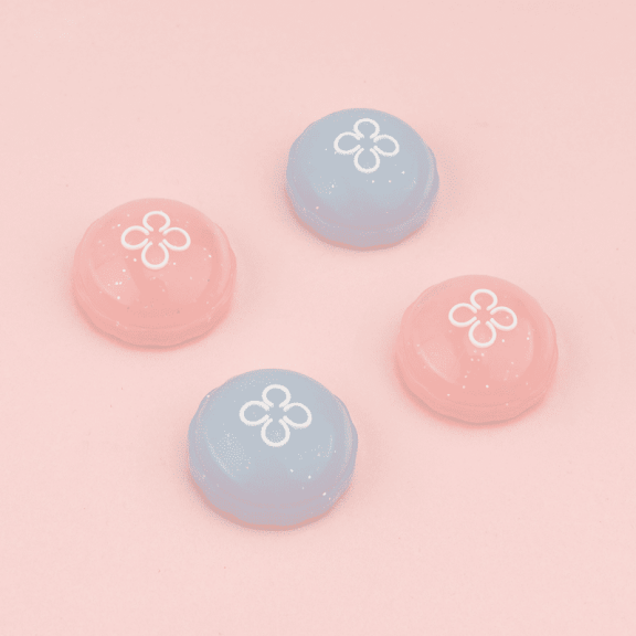 GeekShare Thumb Grip Caps Soft Silicone Joystick Cover for Nintendo Switch/OLED/Lite 4PCS Jellyfish