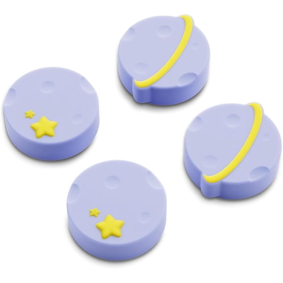 GeekShare Thumb Grip Caps Compatible with Switch 2 Silicone Joystick Cover Happy Planet 4PCS